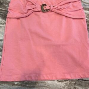 VERSACE JEANS COUTURE
Pink Baroque Miniskirt